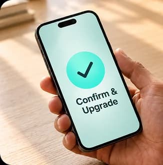 Verify and upgrade